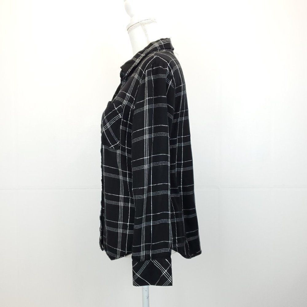Sanctuary New Generation Plaid Boyfriend Shirt E-0141b - Picture 7 of 9